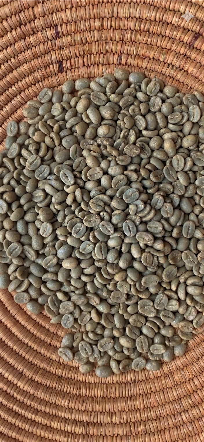 green coffee beans